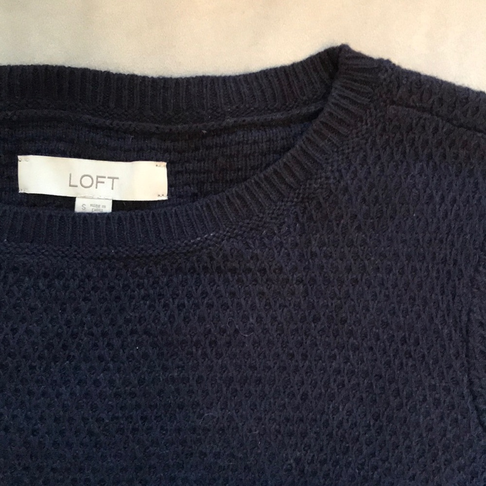 Navy blue LOFT sweater